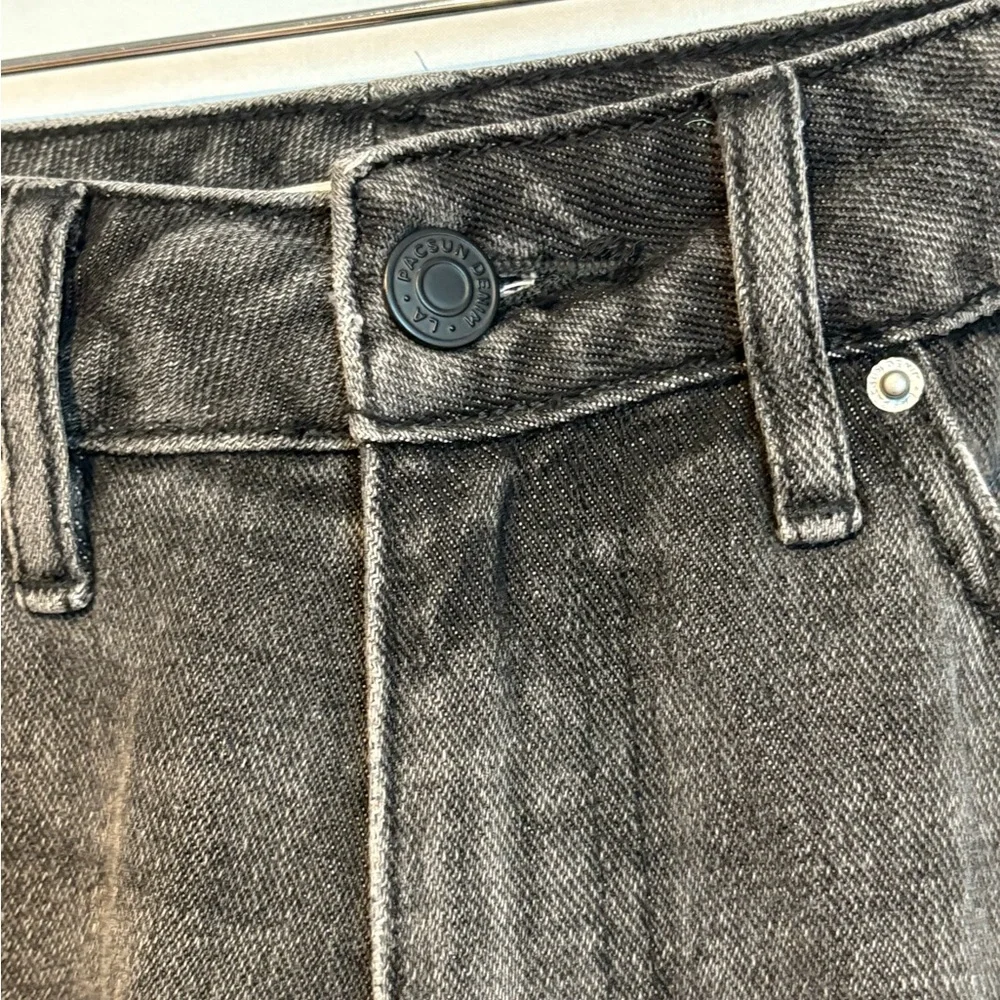 Pacsun Women’s Black Mom Jeans Size 22 - Picture 2 of 7